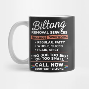 Biltong Removal Services South Africa Braai Mug